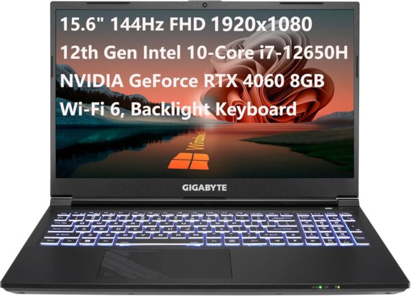 لپ تاپ اپن باکس گیگابات GIGABYTE G5 KF5(i7 12th-16-512-8 rtx 4060) - Image 6